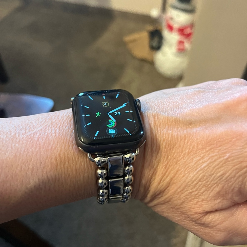 LAGOS Silver Smartwatch with Beaded Bracelet - Picture 5 of 10